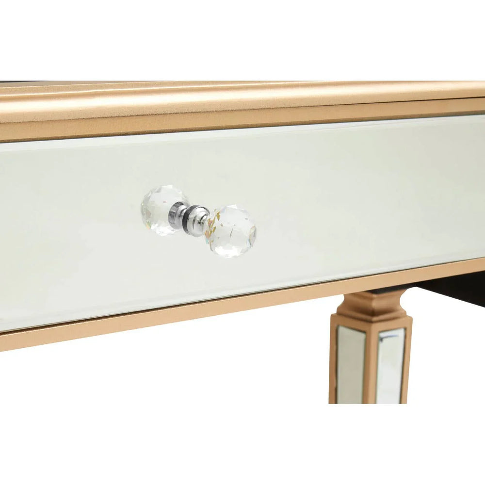 Elegant Mirrored Console Table