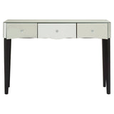 Crystal Noir Mirrored Console