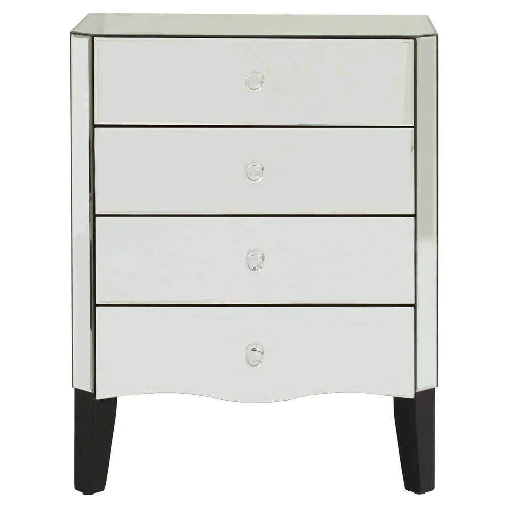 Luxe Mirrored Drawer Chest