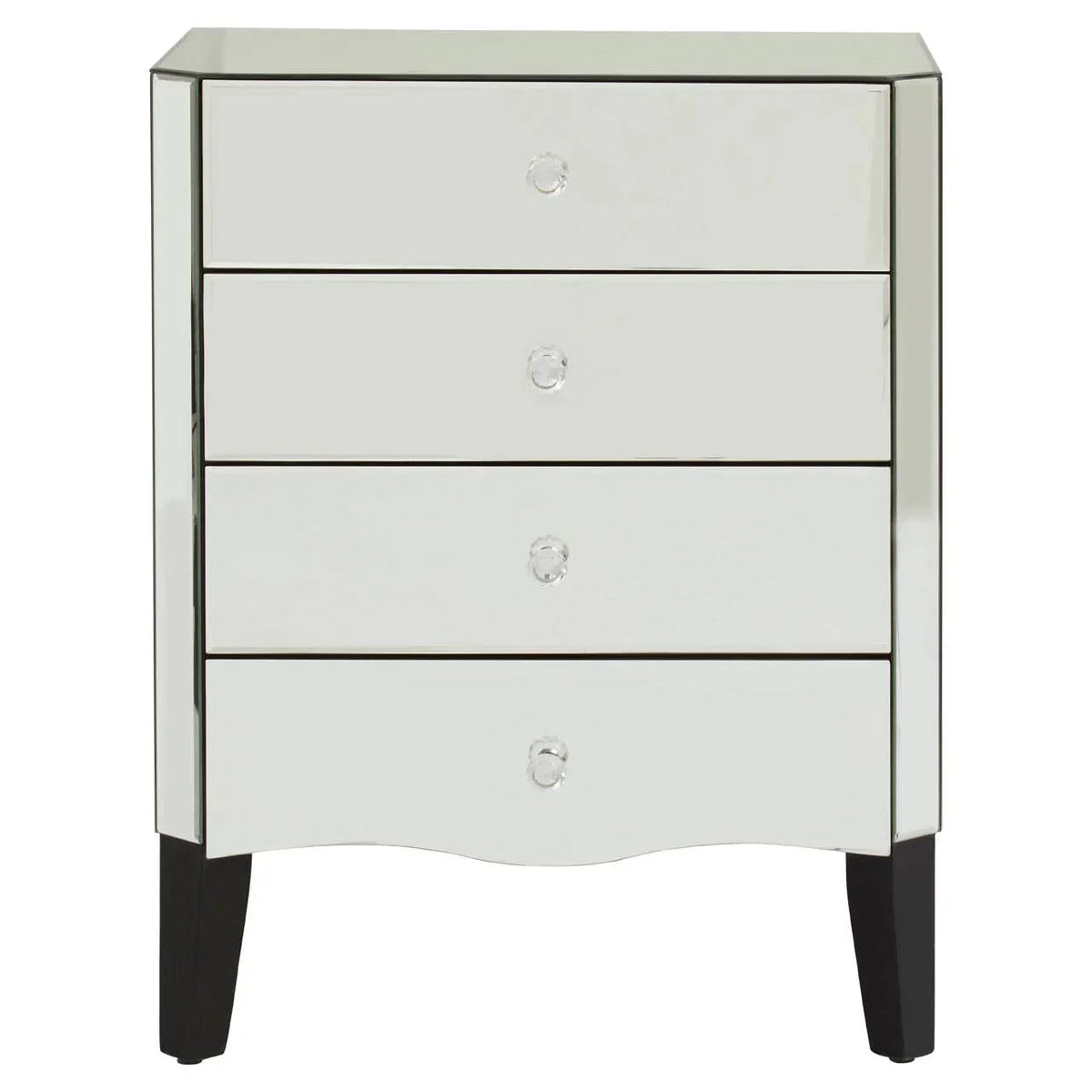 Luxe Mirrored Drawer Chest – Home Centre Direct