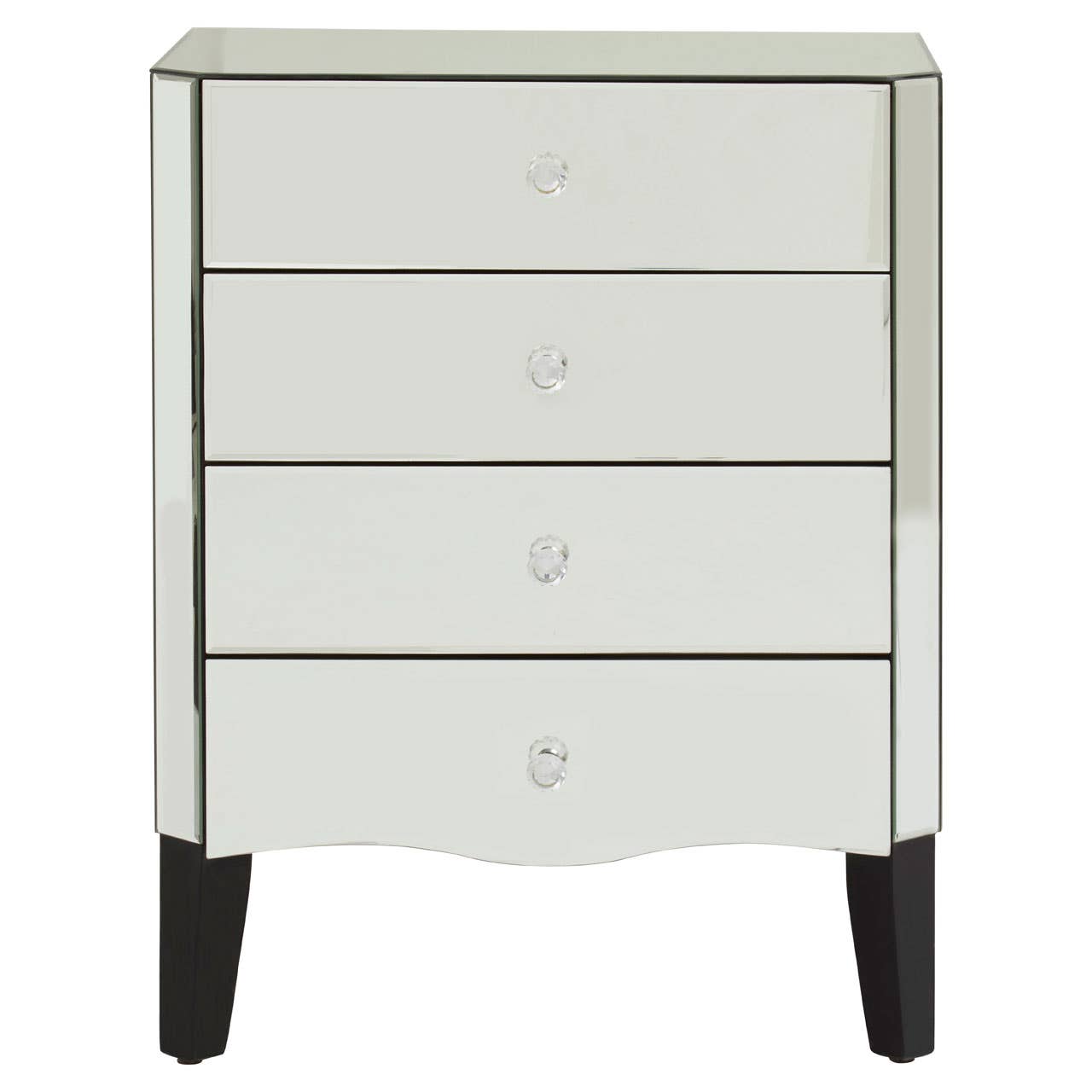 Luxe Mirrored Drawer Chest