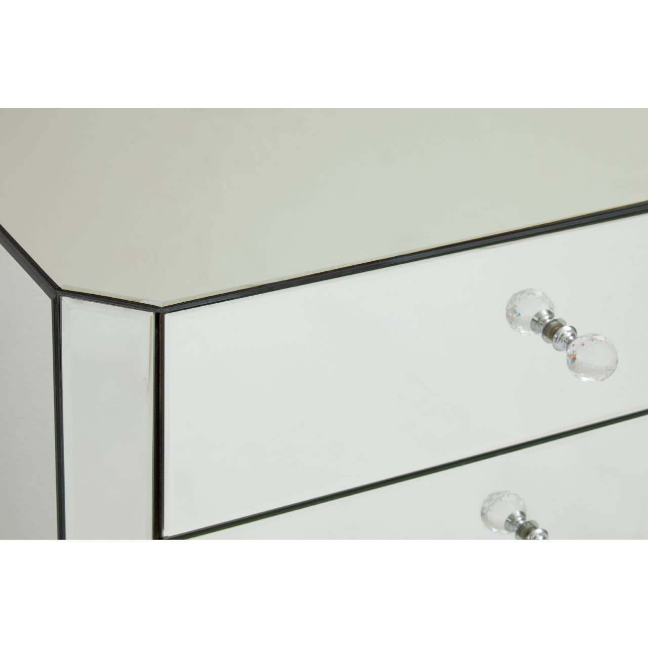 Luxe Mirrored Drawer Chest