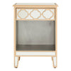 Rustic Pine Storage Side Table