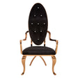 Luxe Velvet Baroque Accent Chair