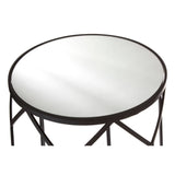 Polygon Mirror Tables Set