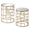 Champagne Glass Frame Tables