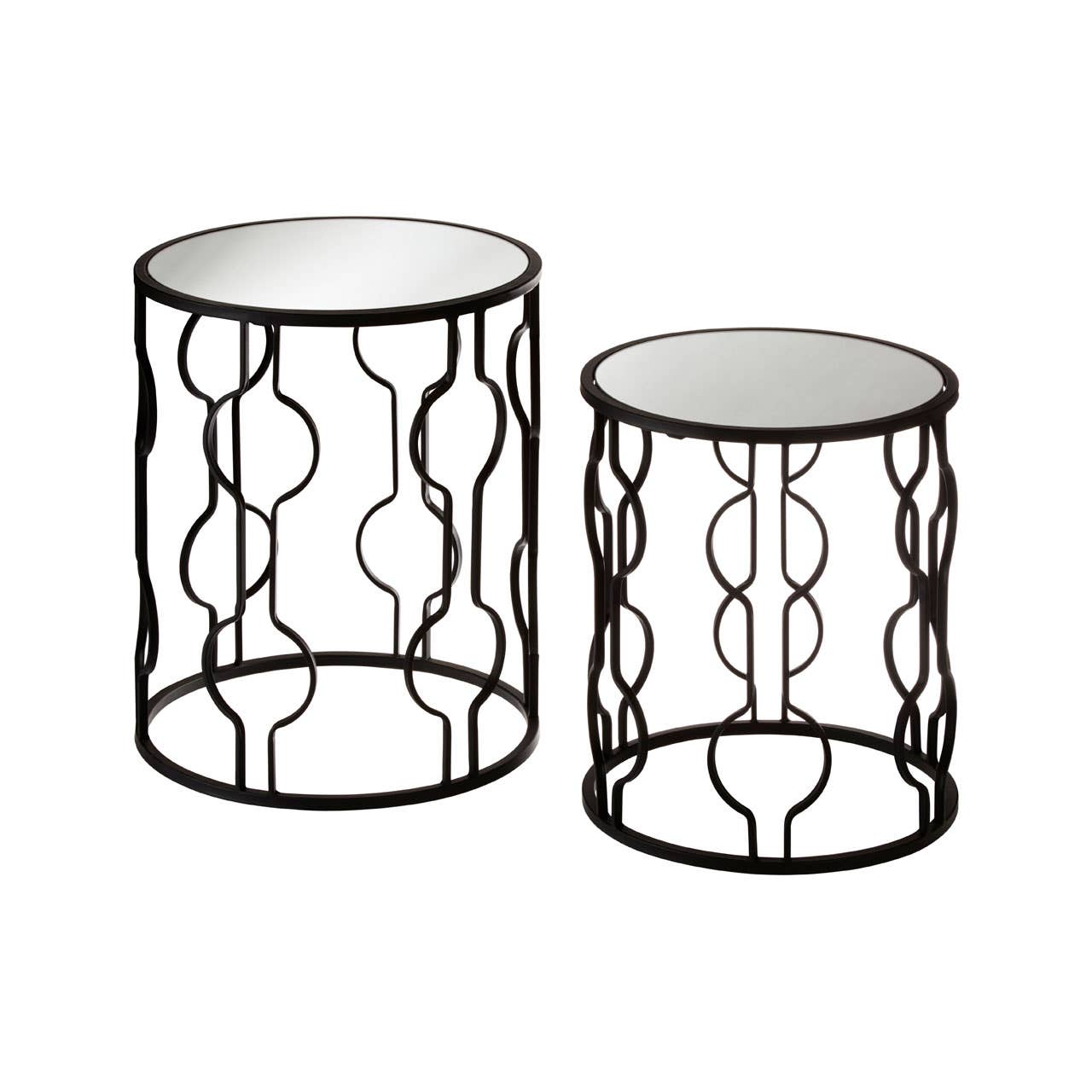 Undulating Iron Frame Tables