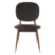 Walnut Leather Dining Chair