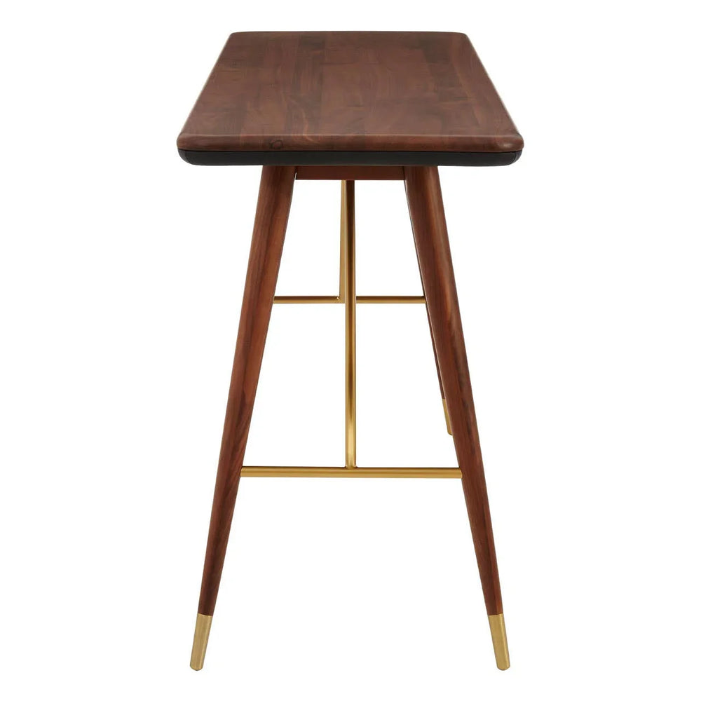 Walnut Wood Console Table