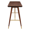 Walnut Wood Console Table