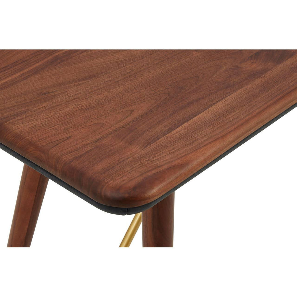 Walnut Wood Console Table