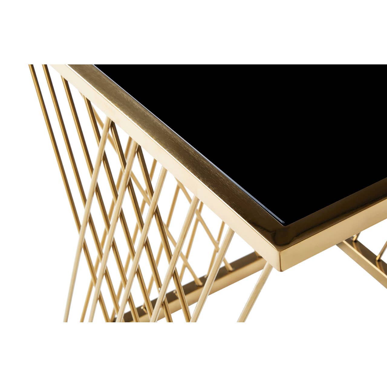 Gilded Glass Nesting Tables