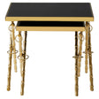 Golden Hoop Nesting Tables