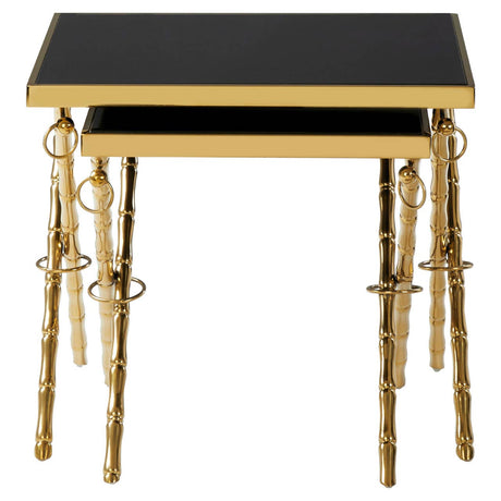Golden Hoop Nesting Tables