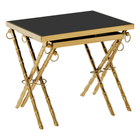 Golden Hoop Nesting Tables