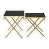 Golden Hoop Nesting Tables