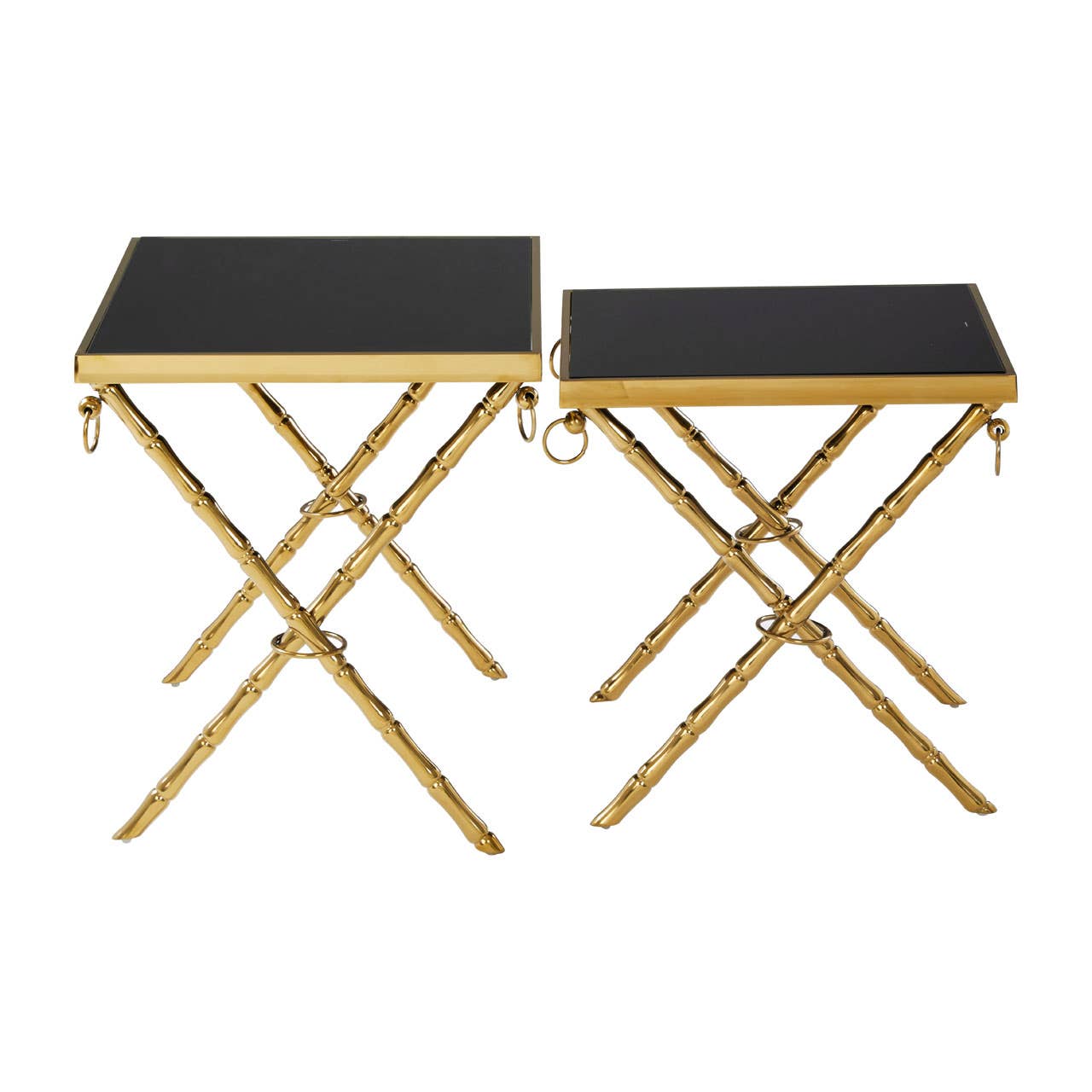 Golden Hoop Nesting Tables
