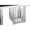 Monochrome Glass Dining Table