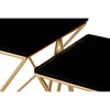 Golden Steel Side Tables Set