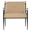 Glamour Metal Lounge Chair