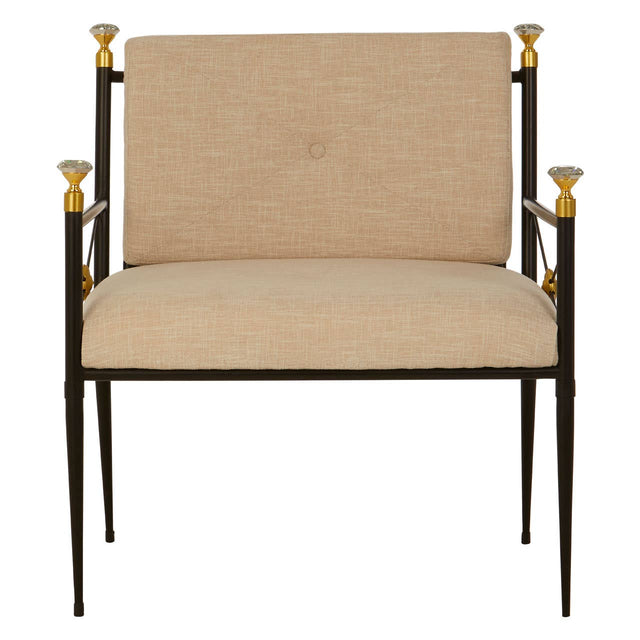 Glamour Metal Lounge Chair