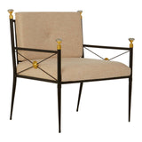 Glamour Metal Lounge Chair