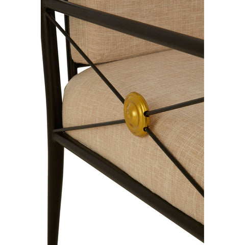 Glamour Metal Lounge Chair