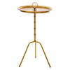 Golden Bamboo Accent Table
