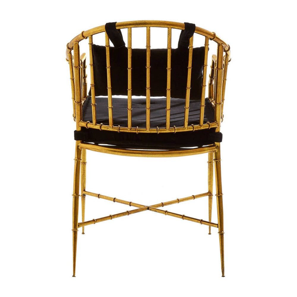 Luxe Velvet Gold Armchair