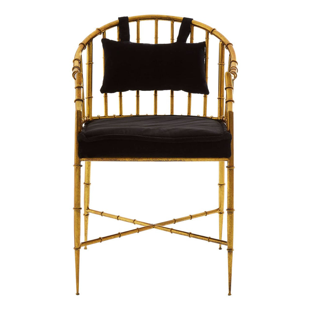 Luxe Velvet Gold Armchair