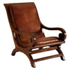 Luxe Teak Leather Lounge Set