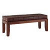 Luxe Leather Bench
