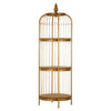 Golden Birdcage Shelf Unit