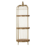 Champagne Gold Birdcage Shelf