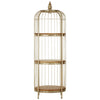 Champagne Gold Birdcage Shelf