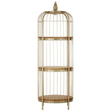 Champagne Gold Birdcage Shelf