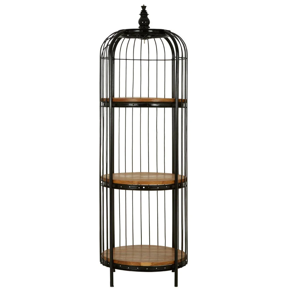 Luxurious Birdcage Shelf Unit