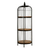 Luxurious Birdcage Shelf Unit