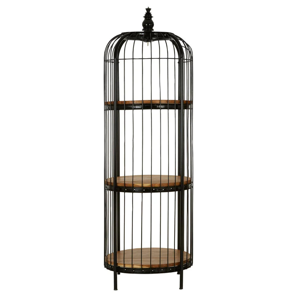 Luxurious Birdcage Shelf Unit