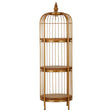 Luxe Gold Birdcage Shelf