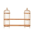 Champagne Gold Birdcage Shelf
