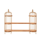 Champagne Gold Birdcage Shelf
