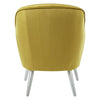 Modern Mustard Velvet Accent Chair