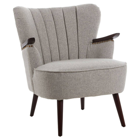 Luxe Channel Tufted Armchair