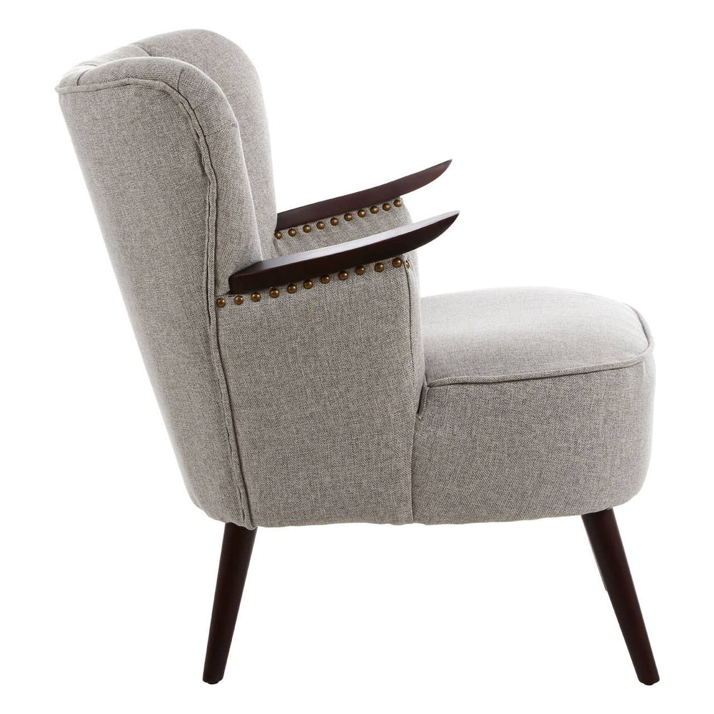 Luxe Channel Tufted Armchair