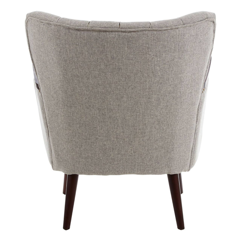 Luxe Channel Tufted Armchair