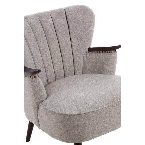 Luxe Channel Tufted Armchair