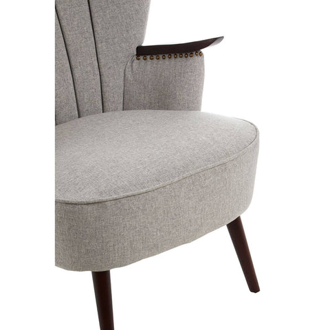 Luxe Channel Tufted Armchair