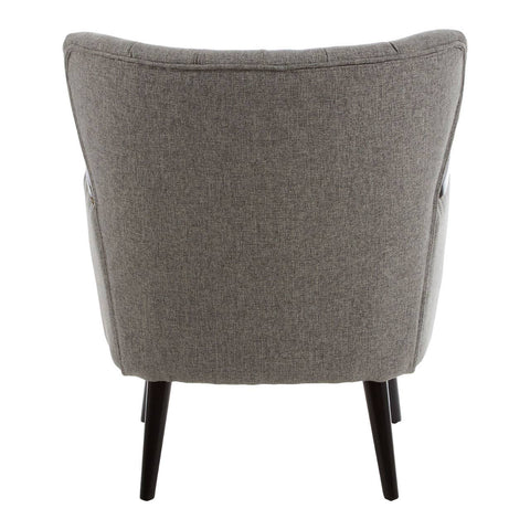 Luxe Channel-Tufted Armchair