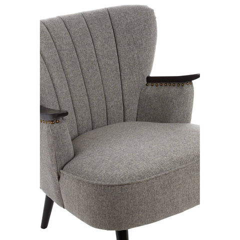 Luxe Channel-Tufted Armchair